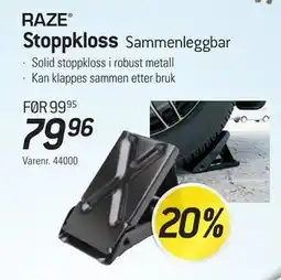Thansen Stoppkloss tilbud