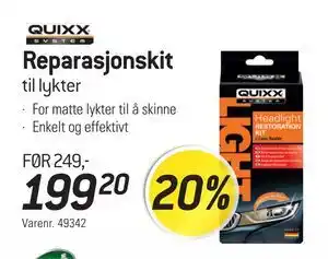 Thansen Reparasjonskit tilbud