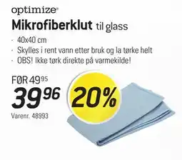 Thansen Mikrofiberklut tilbud