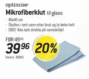Thansen Mikrofiberklut tilbud