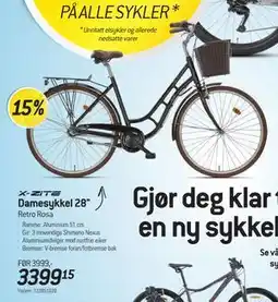 Thansen Damesykkel 28 tilbud
