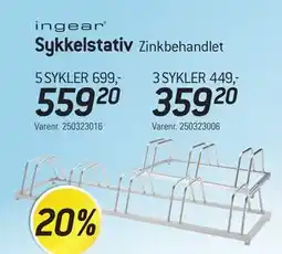 Thansen Sykkelstativ tilbud