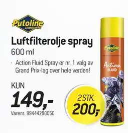Thansen Luftfilterolje spray tilbud