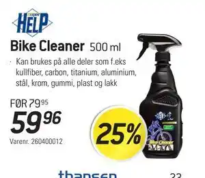 Thansen Bike Cleaner tilbud