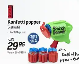Thansen Konfetti popper tilbud
