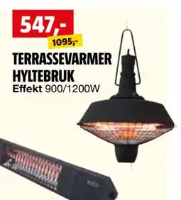 Bauhaus TERRASSEVARMER HYLTEBRUK tilbud