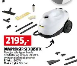 Bauhaus DAMPRENSER SC 3 EASYFIX tilbud