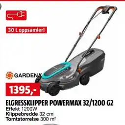 Bauhaus ELGRESSKLIPPER POWERMAX 32/1200 G2 tilbud
