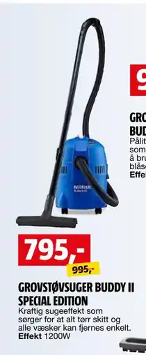Bauhaus GROVSTØVSUGER BUDDY II SPECIAL EDITION tilbud