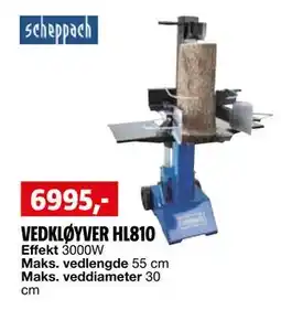 Bauhaus VEDKLØYVER HL810 tilbud