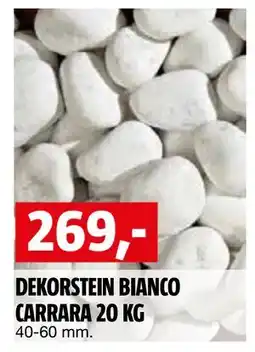 Bauhaus DEKORSTEIN BIANCO CARRARA 20 KG tilbud