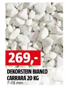 Bauhaus DEKORSTEIN BIANCO CARRARA 20 KG tilbud