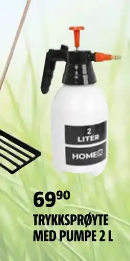 Bauhaus TRYKKSPRØYTE MED PUMPE 2 L tilbud