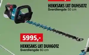 Bauhaus HEKKSAKS LXT DUH601Z tilbud