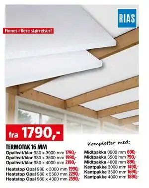 Bauhaus TERMOTAK 16 MM tilbud