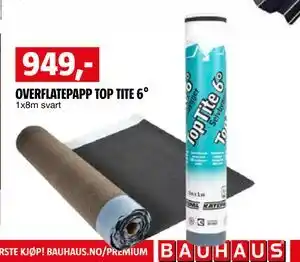 Bauhaus OVERFLATEPAPP TOP TITE 6° tilbud