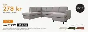 Skeidar Oslo u sofa tilbud