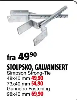 Bauhaus STOLPSKO, GALVANISERT tilbud