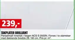 Bauhaus TAKPLATER BRILLIANT tilbud