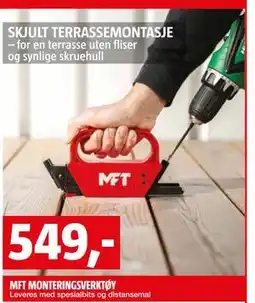 Bauhaus MFT MONTERINGSVERKTØY tilbud