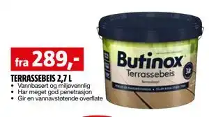 Bauhaus TERRASSEBEIS 2,7 L tilbud