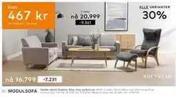 Skeidar Medly 3-seter tilbud