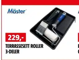 Bauhaus TERRASSESETT ROLLER 3-DELER tilbud