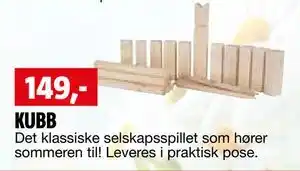 Bauhaus KUBB tilbud