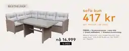 Skeidar Mågerø spisesofa tilbud