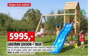 Bauhaus LEKETÅRN COCOON + SKLIE tilbud