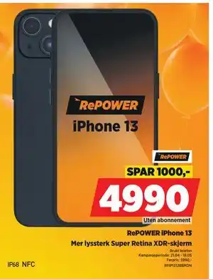 POWER RePOWER iPhone 13 tilbud