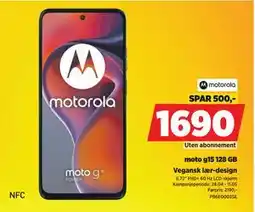 POWER moto g15 128 GB tilbud