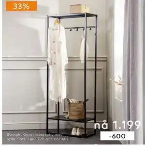 Skeidar Straight Garderobestativ tilbud