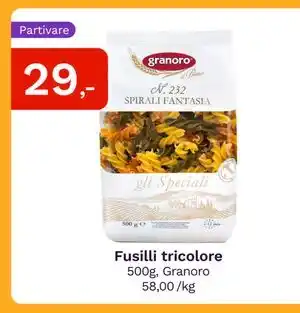 Oda Fusilli tricolore tilbud