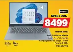POWER IdeaPad Slim 3 tilbud