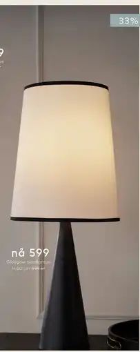 Skeidar Glasgow bordlampe H:60 cm tilbud