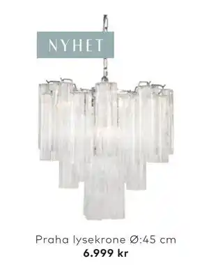 Skeidar Praha lysekrone tilbud