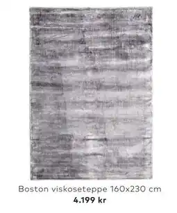 Skeidar Boston viskoseteppe 160x230 cm tilbud