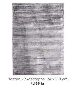Skeidar Boston viskoseteppe 160x230 cm tilbud