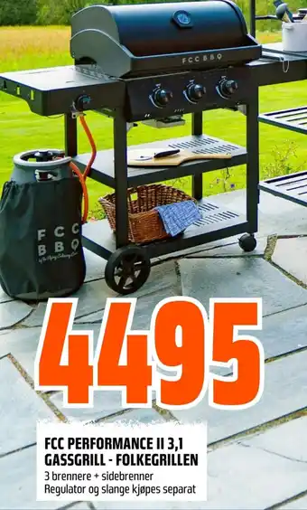Coop Obs FCC Performance ii 3,1 gassgrill - folkegrillen tilbud
