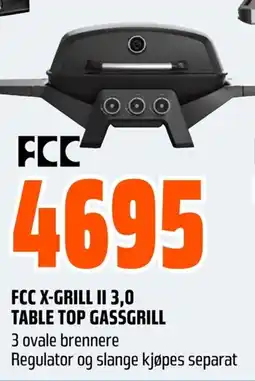 Coop Obs FCC X-grill ii 3,0 table top gassgrill tilbud