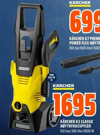 Coop Obs KÄRCHER K3 classic høytrykksspyler tilbud