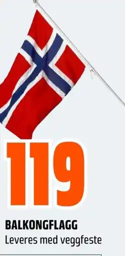 Coop Obs Balkongflagg tilbud