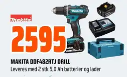 Coop Obs MAKITA Ddf482rtj drill tilbud