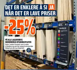 Coop Obs På alle lagerførte woodworld bygningsplater tilbud