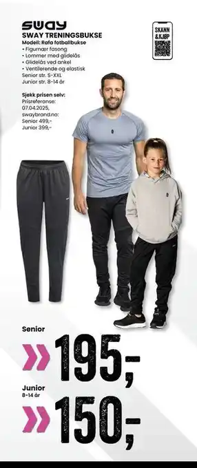Sport Outlet SWAY TRENINGSBUKSE tilbud