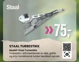 Sport Outlet STAAL TURBESTIKK tilbud