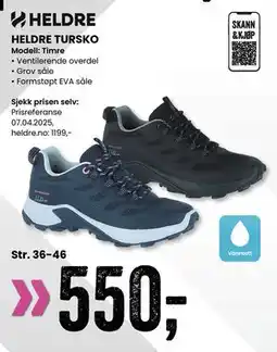 Sport Outlet HELDRE TURSKO tilbud