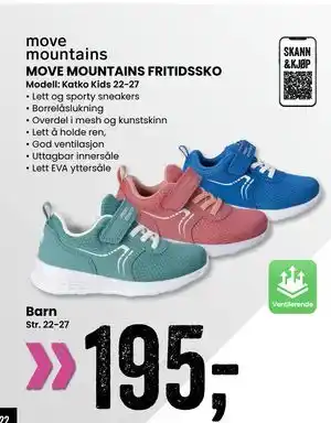 Sport Outlet MOVE MOUNTAINS FRITIDSSKO tilbud
