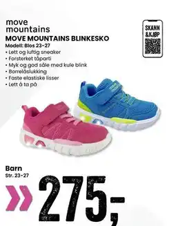 Sport Outlet MOVE MOUNTAINS BLINKESKO tilbud